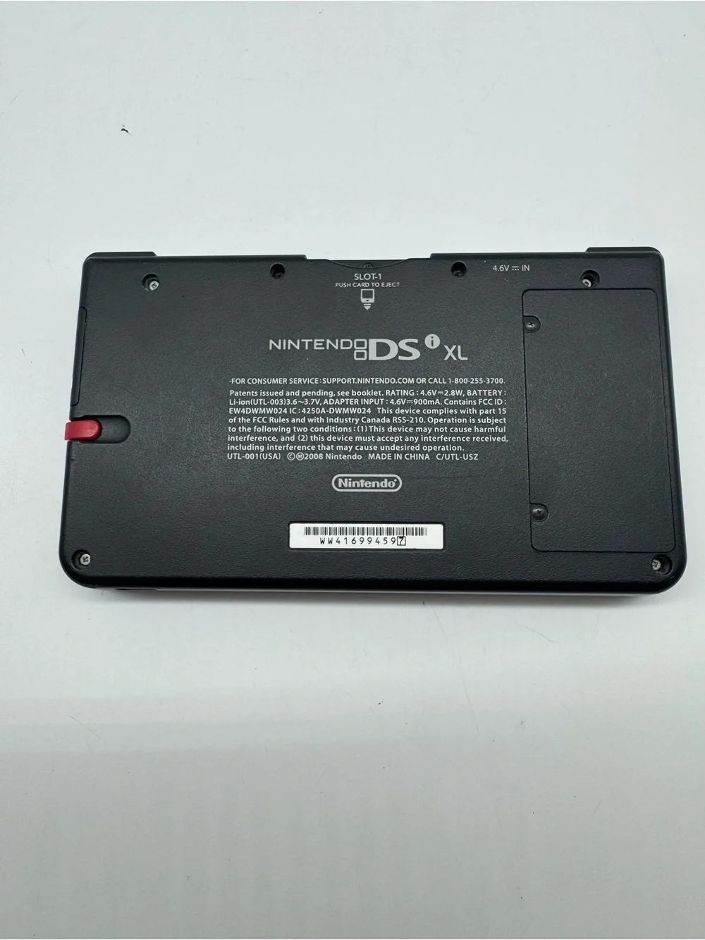 Nintendo DSi XL Handheld Console Midnight Blue - Turns On - Broken Touch Screen